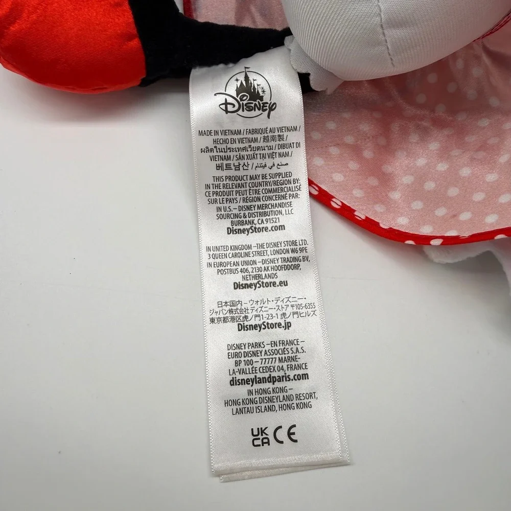 Disney Minnie Mouse Plush 2025 Valentines Day Limited Edition Red Dress 15 inch
